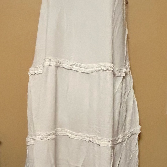 NWT/Cream tiered summer Dress - Picture 5 of 6